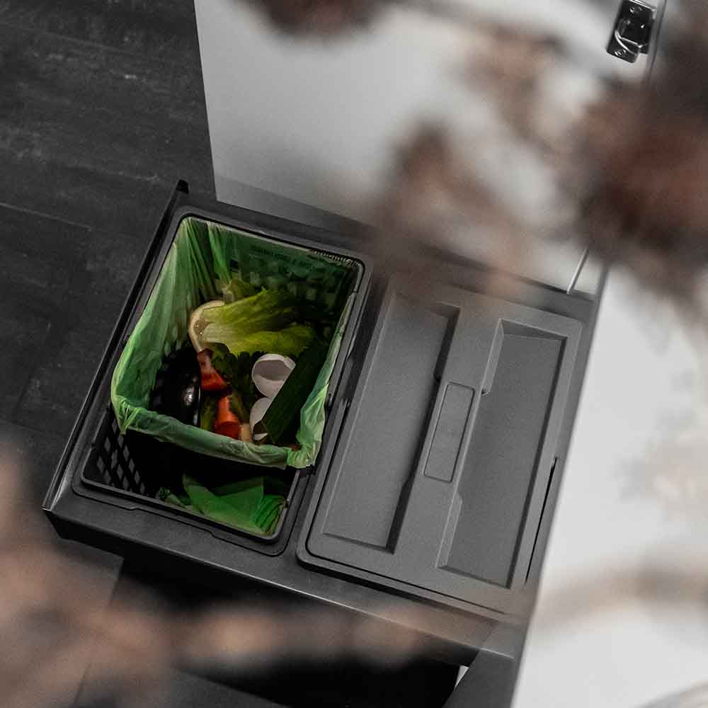 Mülltrennung - Select Base Eco - Dunkelgrau