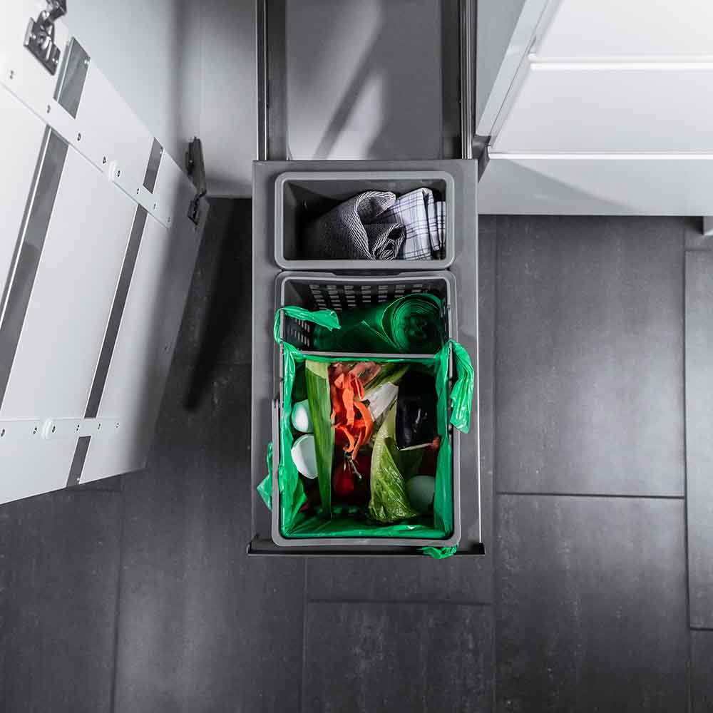 Mülltrennung - Select Side Eco - Dunkelgrau