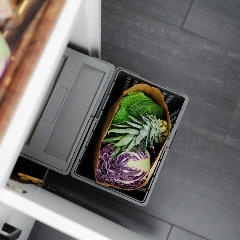 Mülltrennung - Select Basic Eco - Dunkelgrau