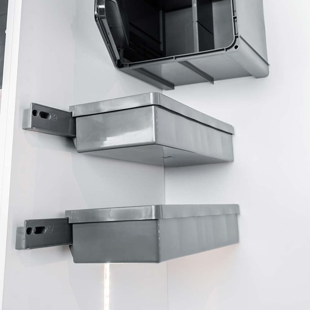 Putzschrank-Auszug - Dunkelgrau