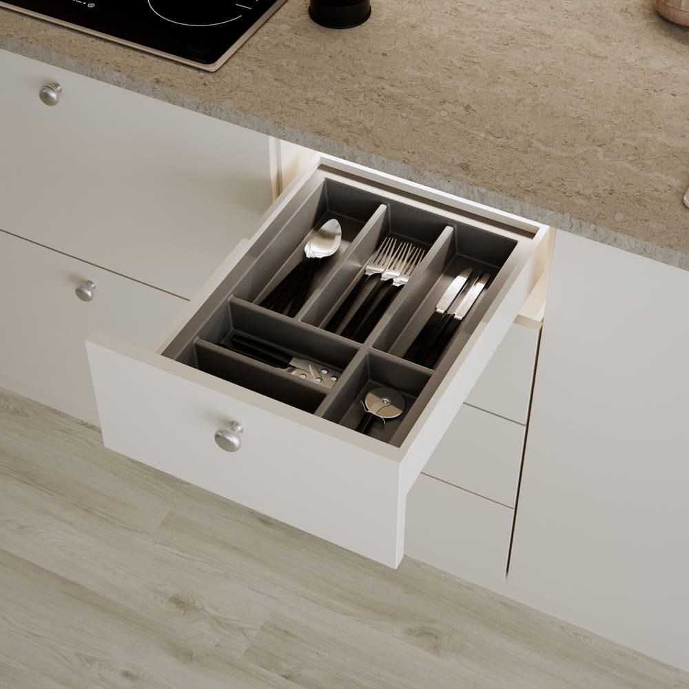 Besteckkasten Basic - Oriongrau