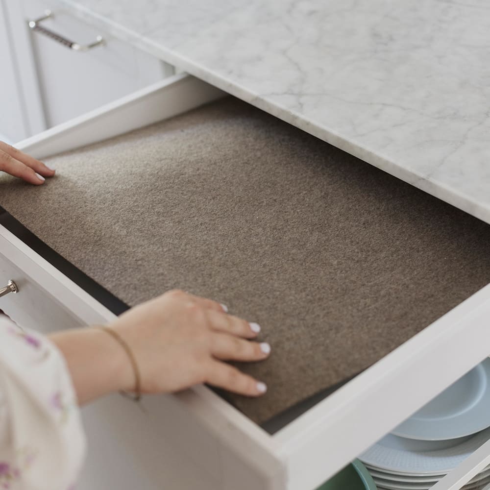 Schubladenmatte - Haselnuss