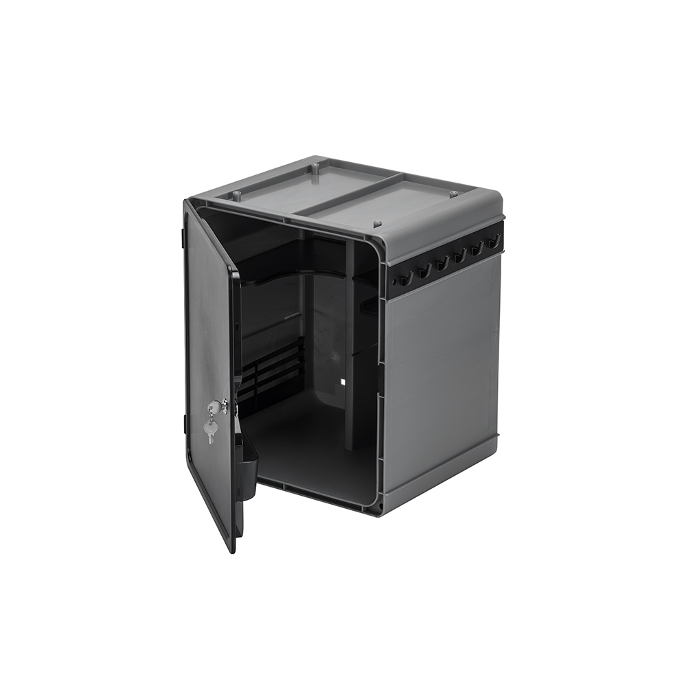 Putzschrank-Set 4-teilig - Dunkelgrau