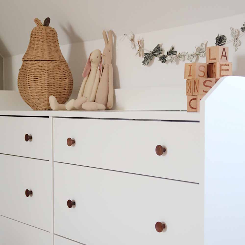 Möbelknopf Tuba - Walnuss