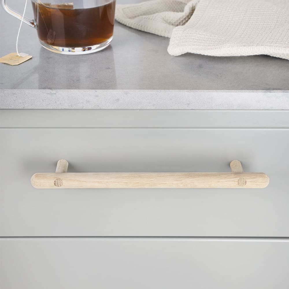 Möbelgriff Lunden - 160mm - Unbehandelte Eiche