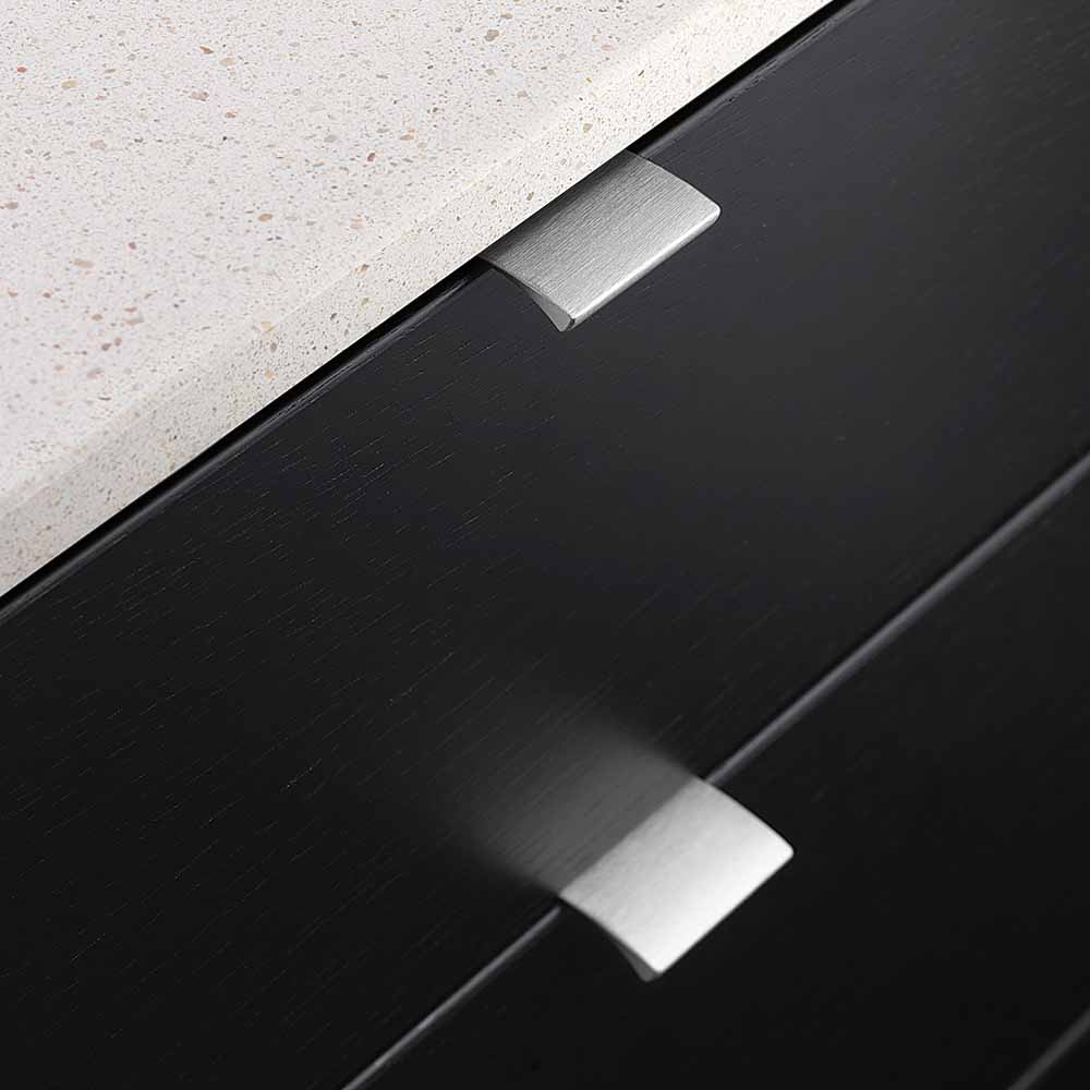 Kantengriff Edge Straight - Edelstahl-Optik