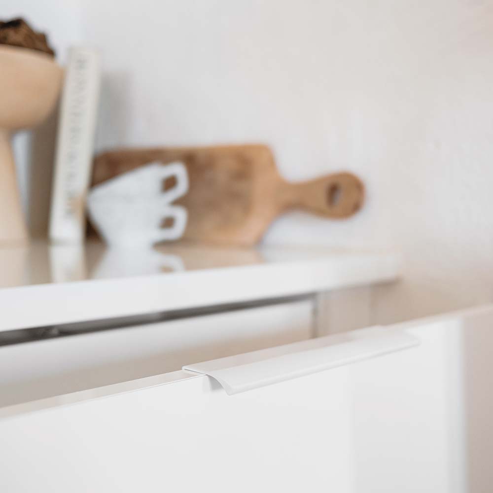 Kantengriff Edge Straight - Weiß lackiert