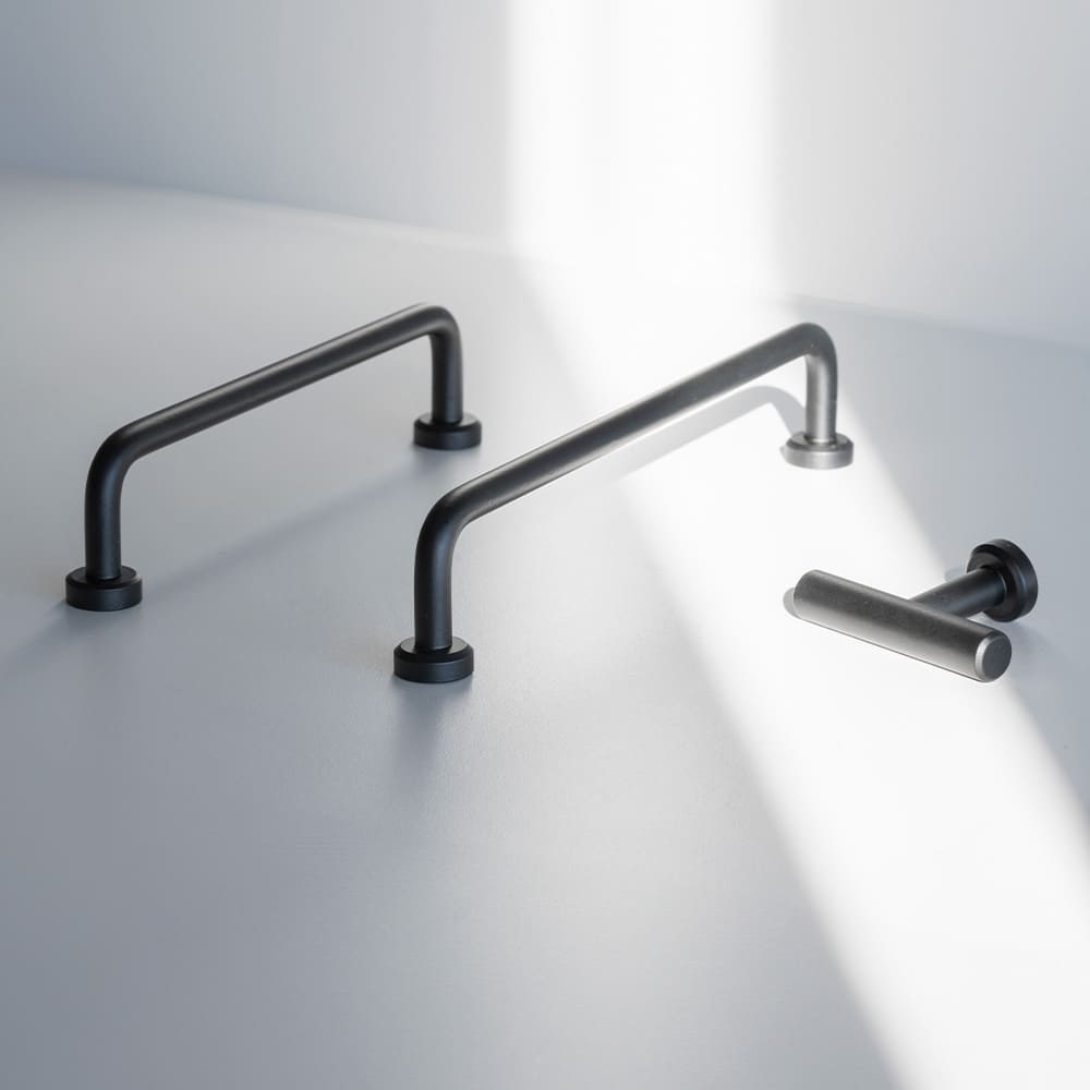 Griffknauf T-Form T Viva - Mattschwarz