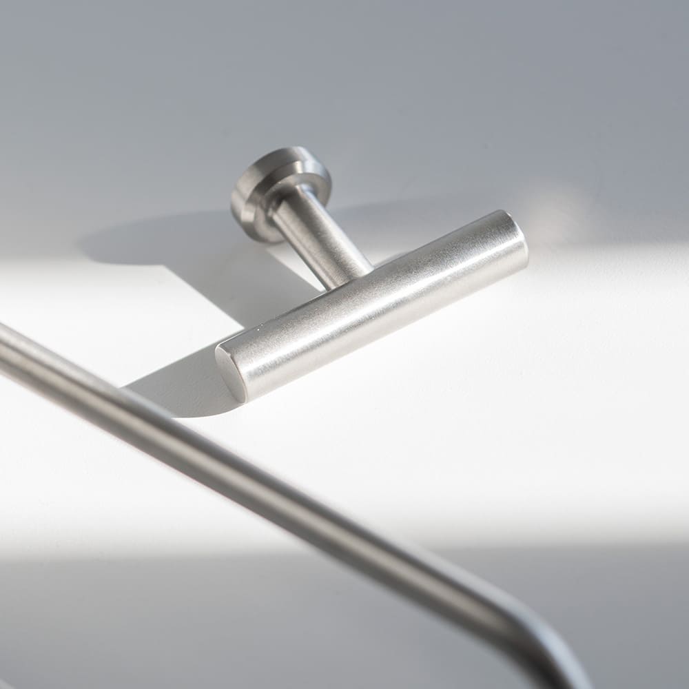 Griffknauf T-Form T Viva - Gebürsteter Edelstahl