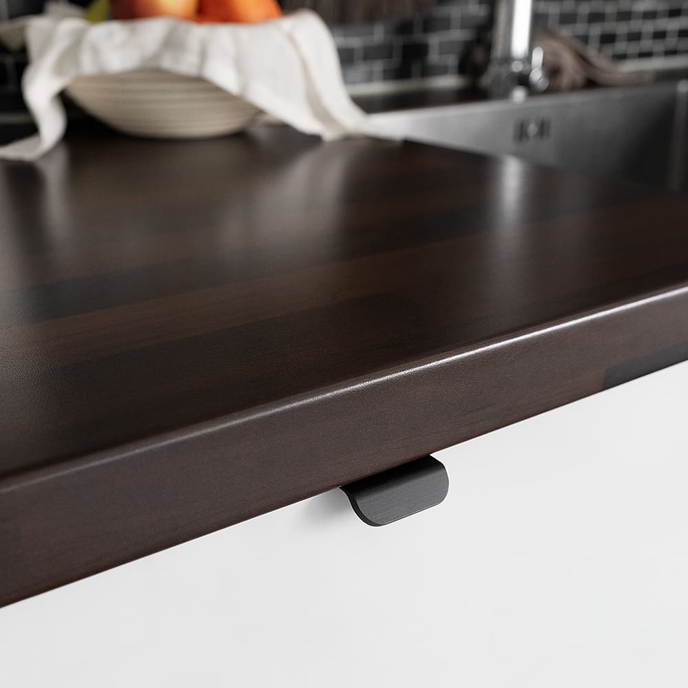 Kantengriff Roundy - Gebürstetes Schwarz