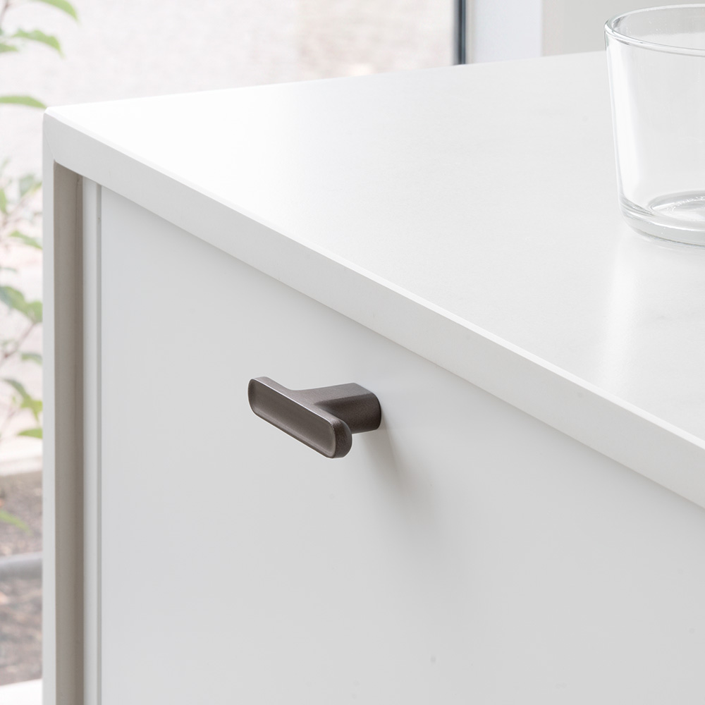 Griffknauf T-Form T Vibe Soft - Dunkelbronze