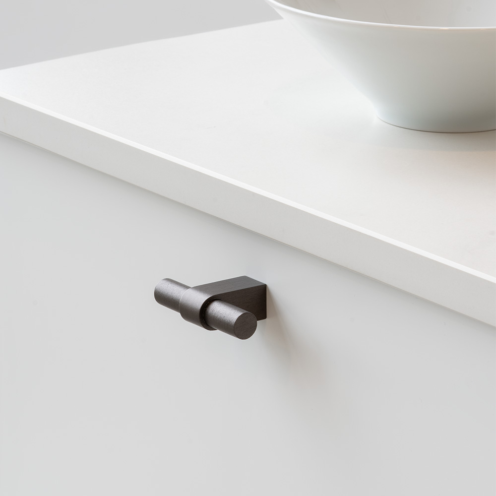 Griffknauf T-Form T Trace - Dunkelbronze