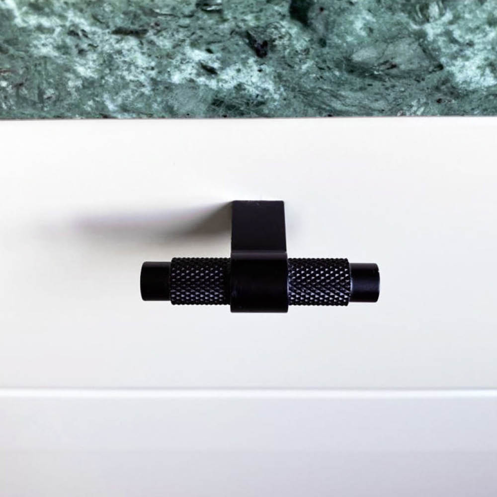 Möbelknopf Pitch - Mattschwarz