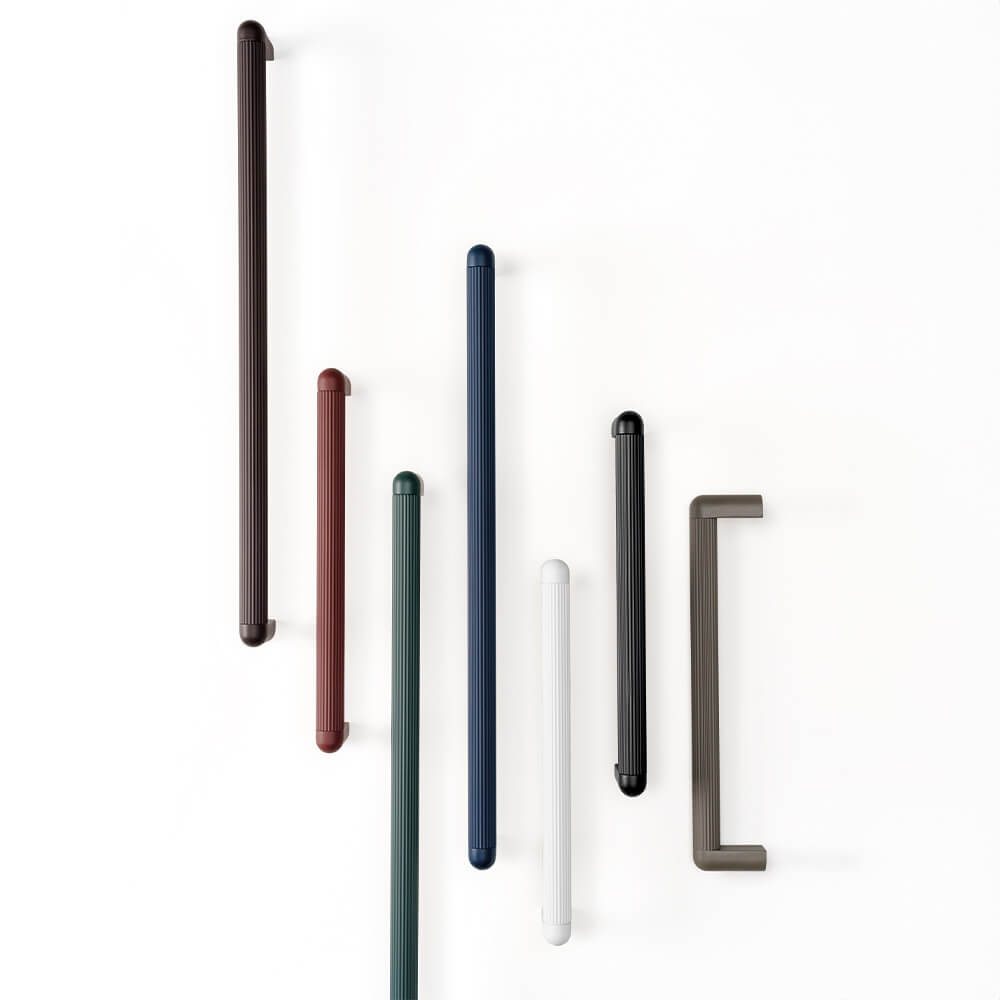 Möbelgriff Riss Mini - 192mm - Mattschwarz