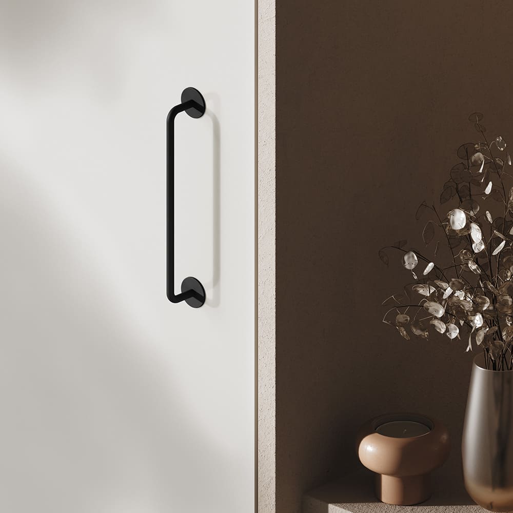 Möbelgriff Milano - 160mm - Mattschwarz