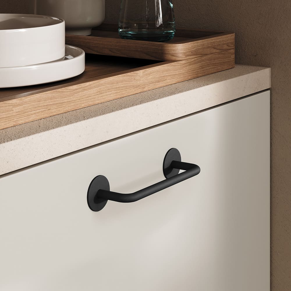 Möbelgriff Milano - 160mm - Mattschwarz