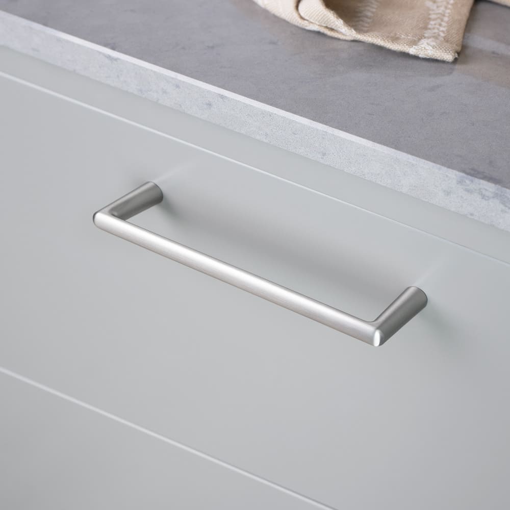 Möbelgriff Bob - 160mm - Edelstahl-Optik