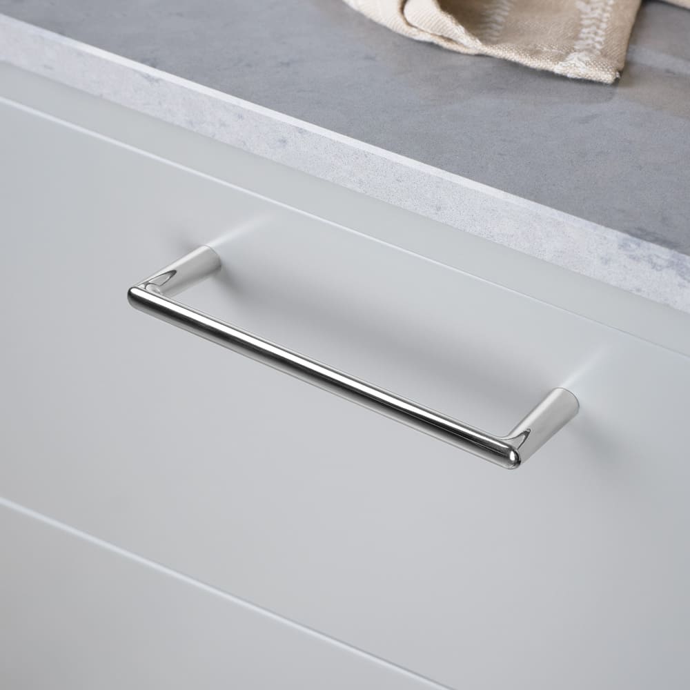 Möbelgriff Bob - 160mm - Vernickelt