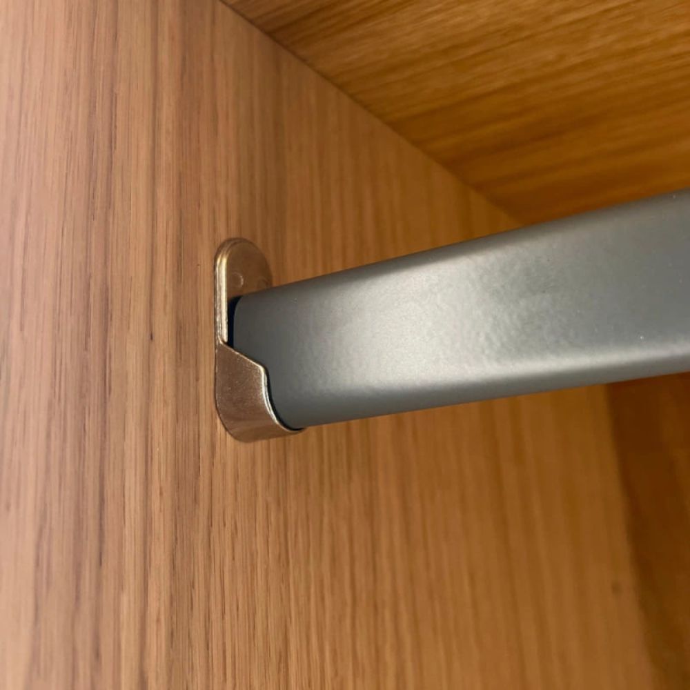 Kleiderstange Halter - 19mm Stomme (1/st)