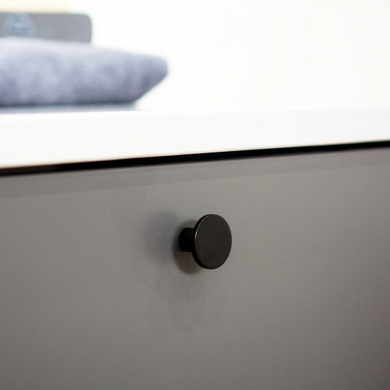 Möbelknopf Como - Edelstahl-Optik