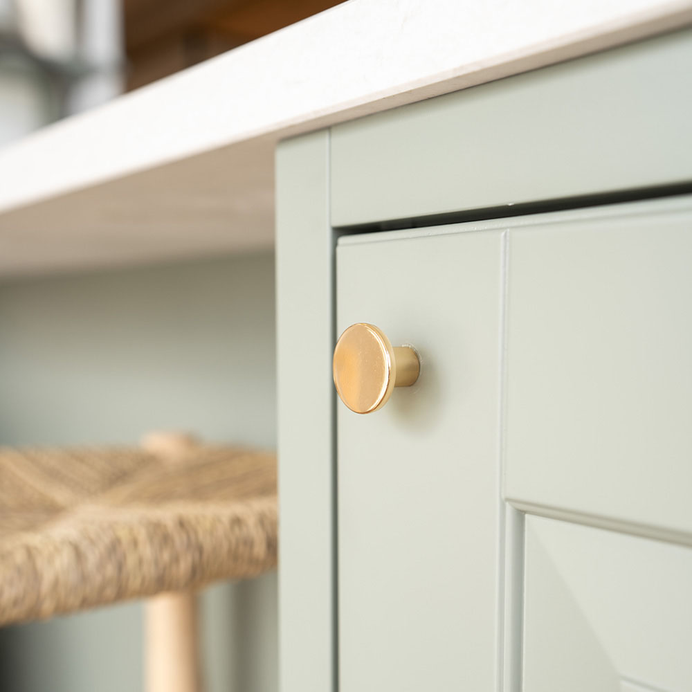 Möbelknopf Como - Poliertes Messing