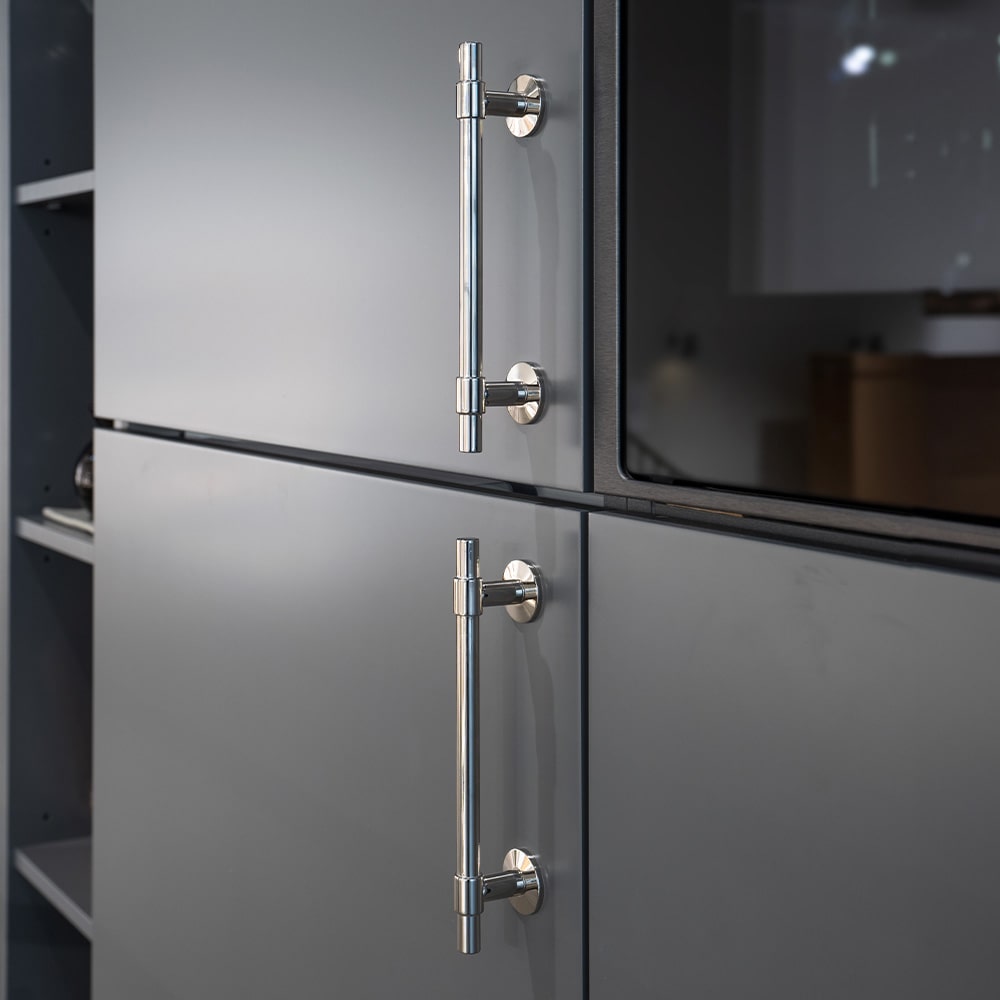 Möbelgriff Uniform - 128mm - Vernickelt