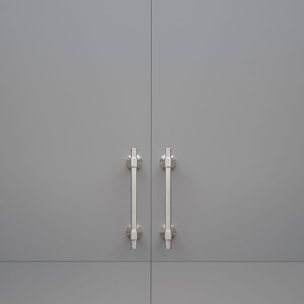 Möbelgriff Uniform - 128mm -  Gebürsteter Edelstahl