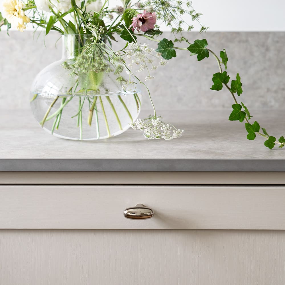 Möbelknopf T Oliver - Vernickelt