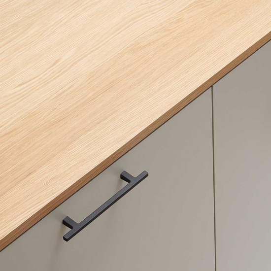 Möbelgriff Pen - 128mm - Gusseisen Schwarz