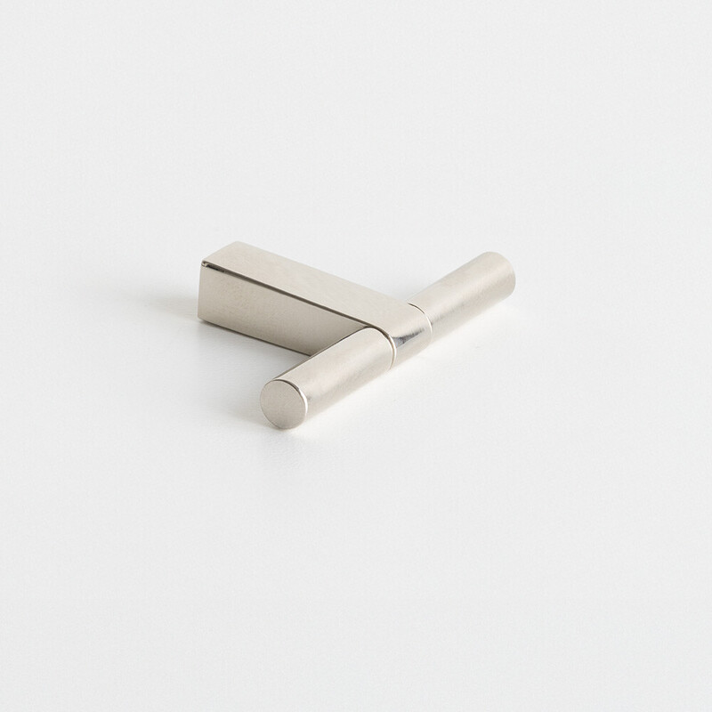 Möbelknopf T Petit - Vernickelt