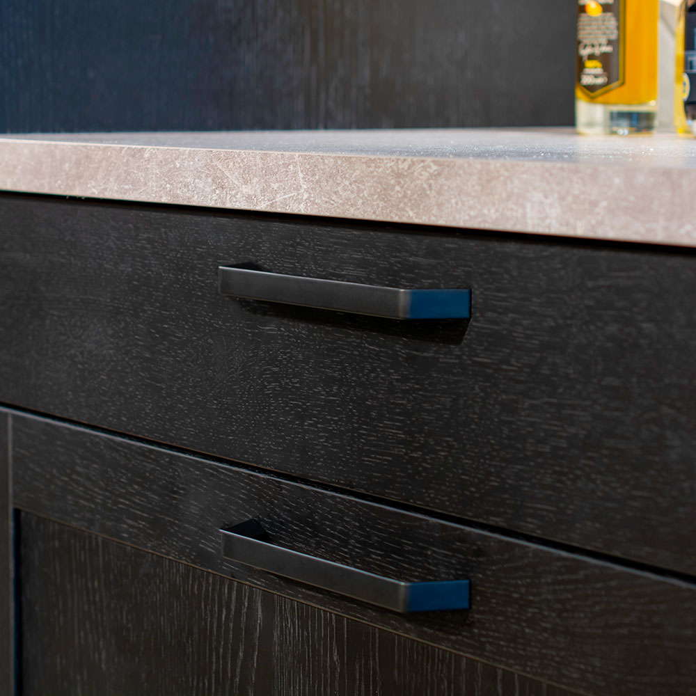 Möbelgriff Frank - 160mm - Mattschwarz