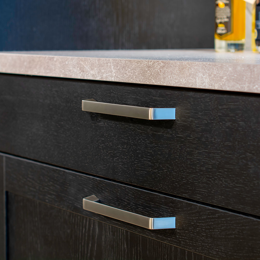 Möbelgriff Frank - 160mm - Edelstahl-Optik