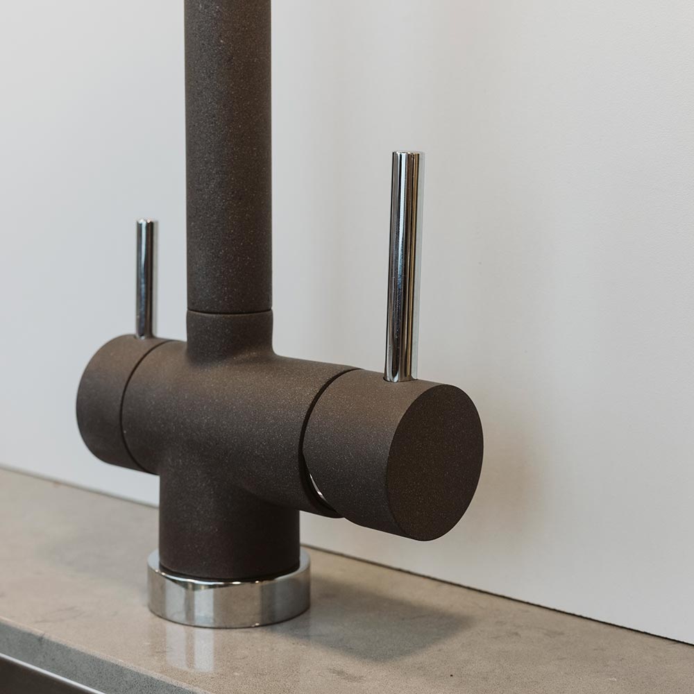 Küchenarmatur Milano - Silgranit Kaffee/Chrom