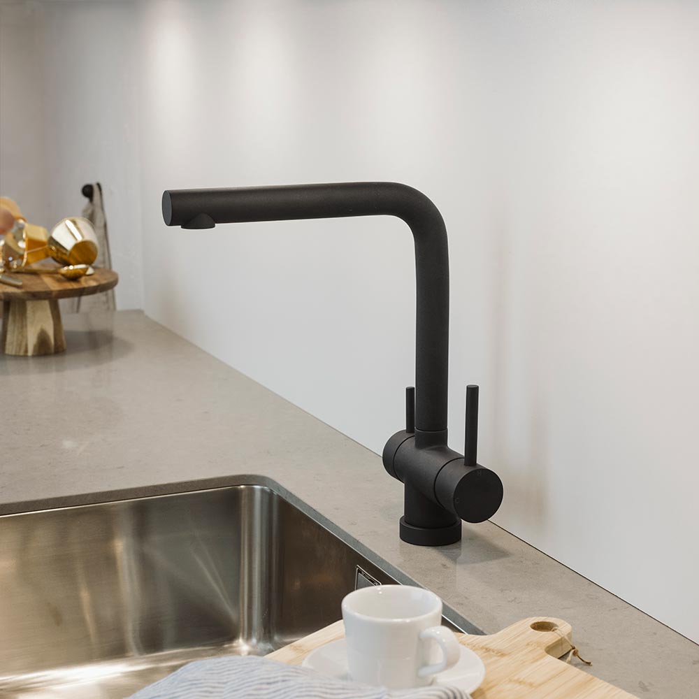 Küchenarmatur Milano - Silgranit Schwarz