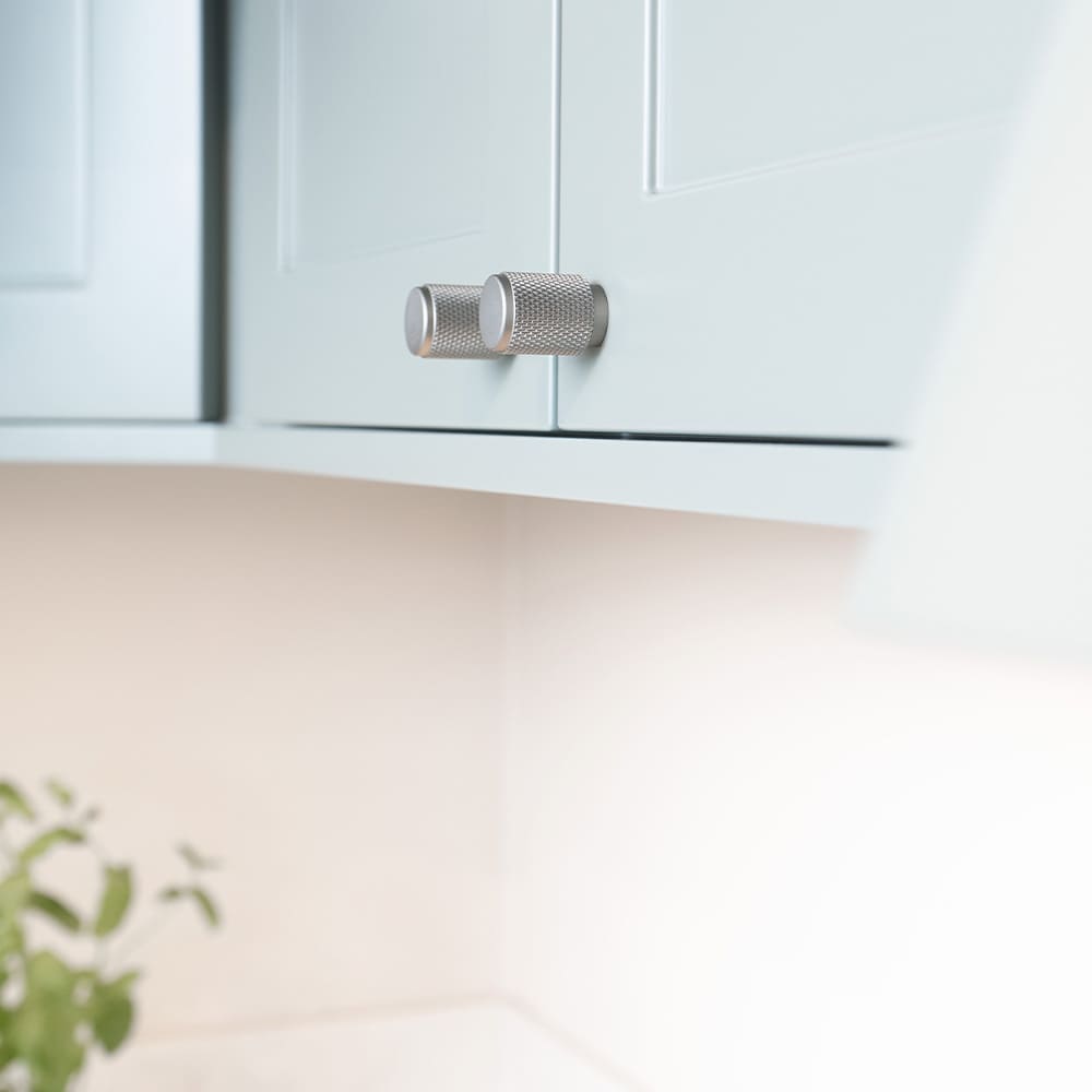 Möbelknopf Riff - Edelstahl-Optik