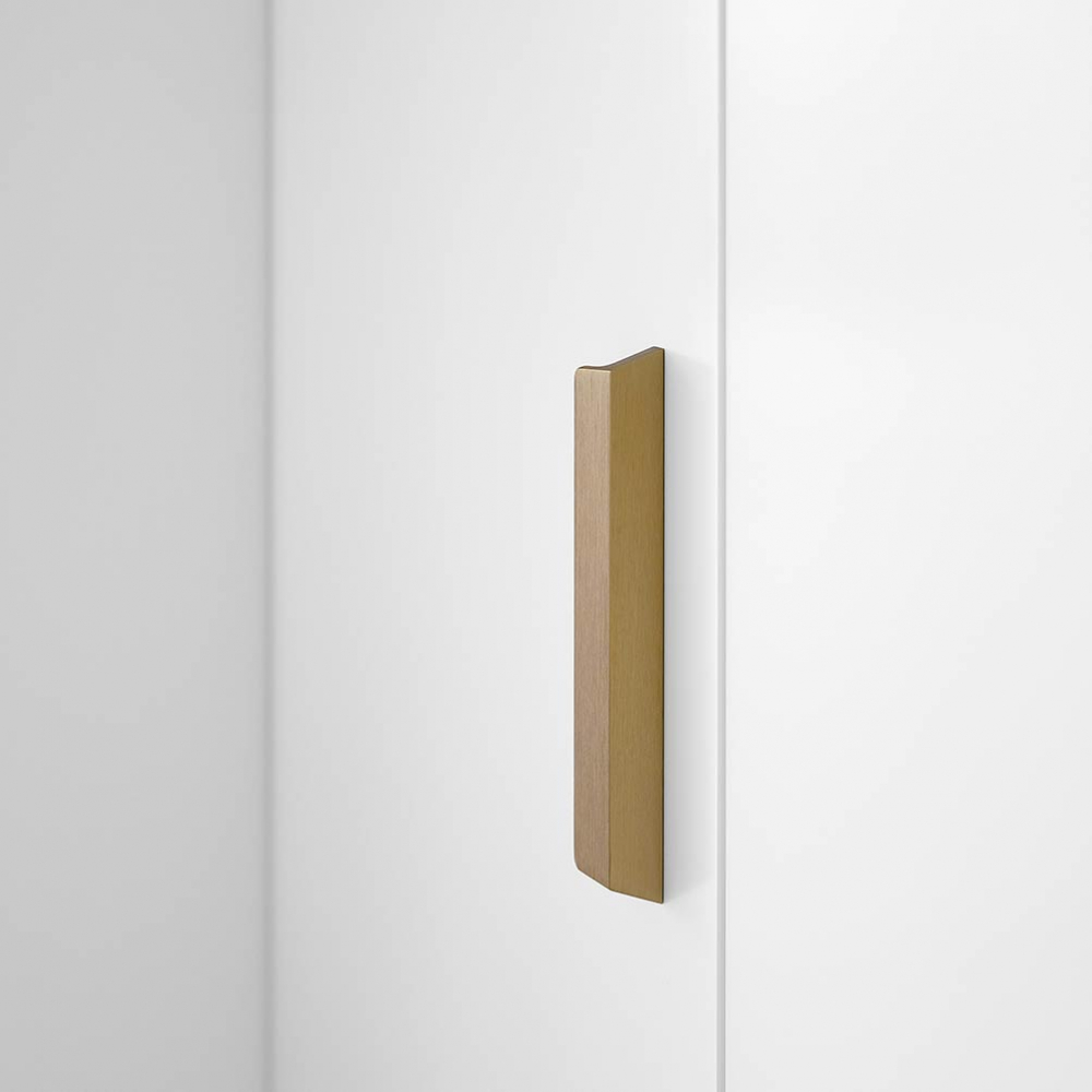 Möbelgriff Envelope - 160mm - Gebürstetes Messing