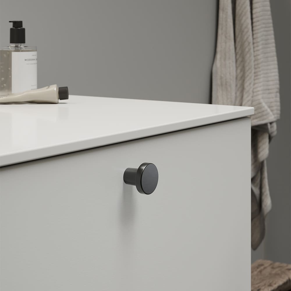 Möbelknopf Dot - Gunmetal