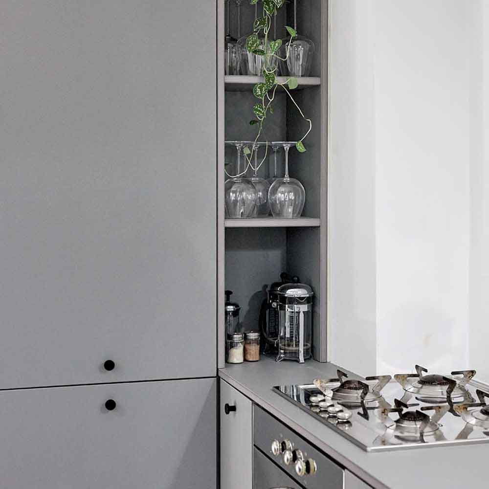 Möbelknopf 2078 - Mattschwarz