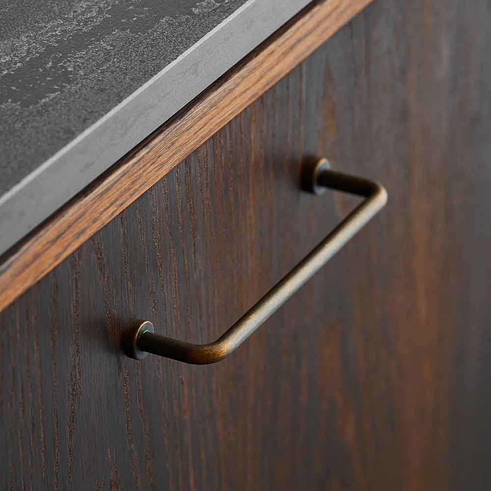 Möbelgriff Lounge - 160mm - Antik-Braun