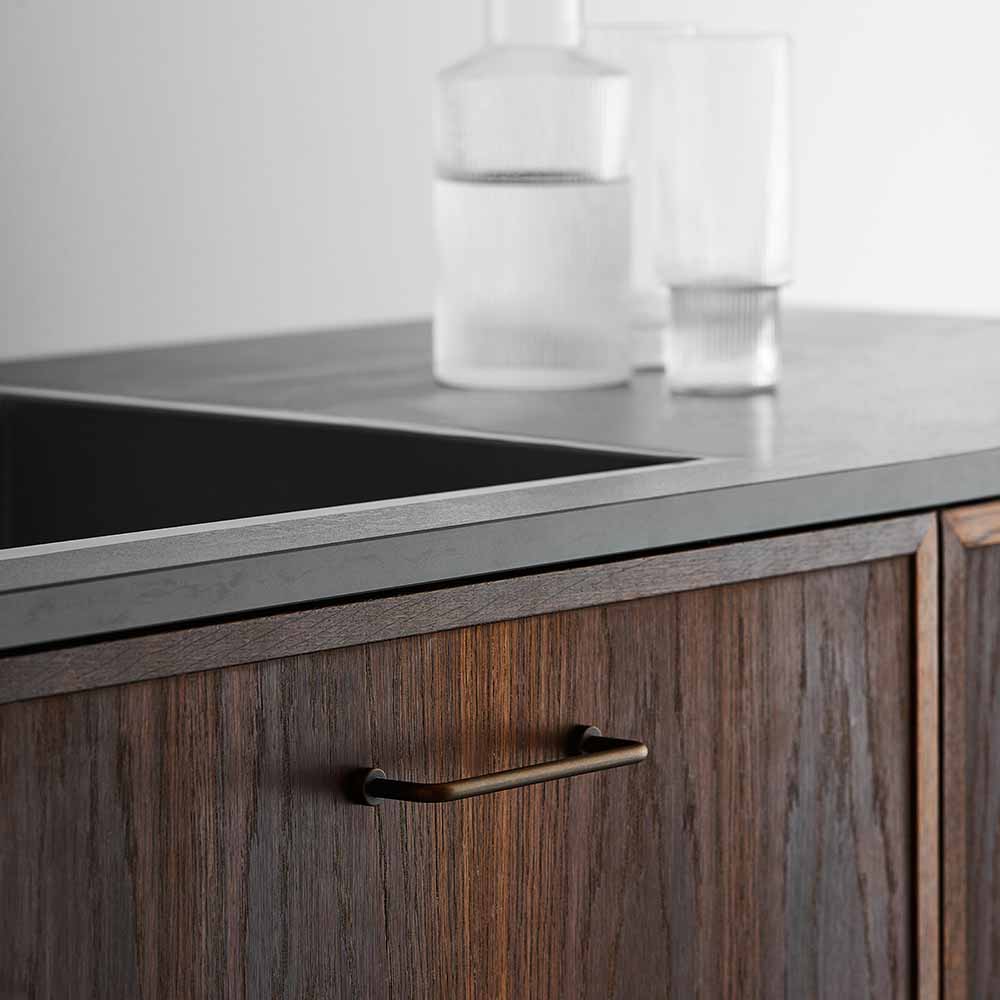 Möbelgriff Lounge - 160mm - Antik-Braun