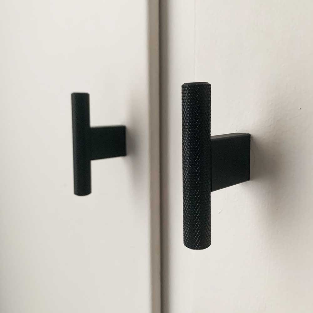 Griffknauf T-Form T Graf Mini - Schwarz