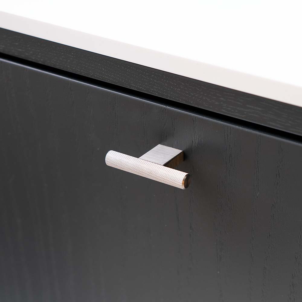 Griffknauf T-Form T Graf Mini - Edelstahl-Optik