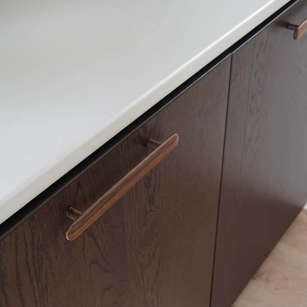 Möbelgriff Brutus - 160mm - Walnuss