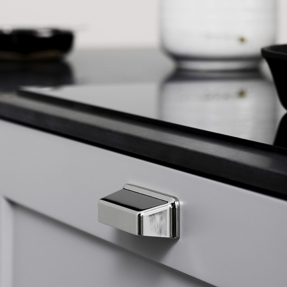 Muschelgriff Equester - 64mm - Vernickelt