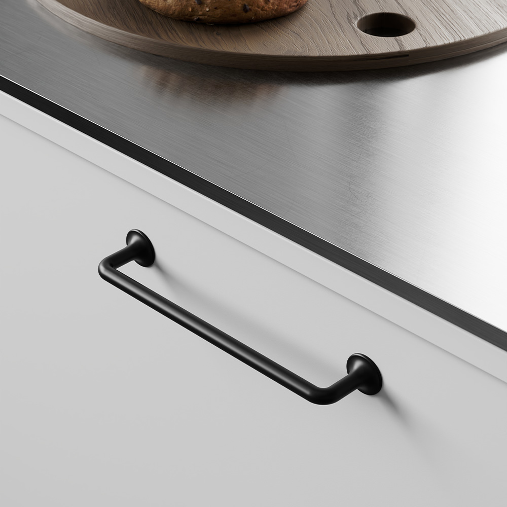 Möbelgriff Tango - 160mm - Mattschwarz