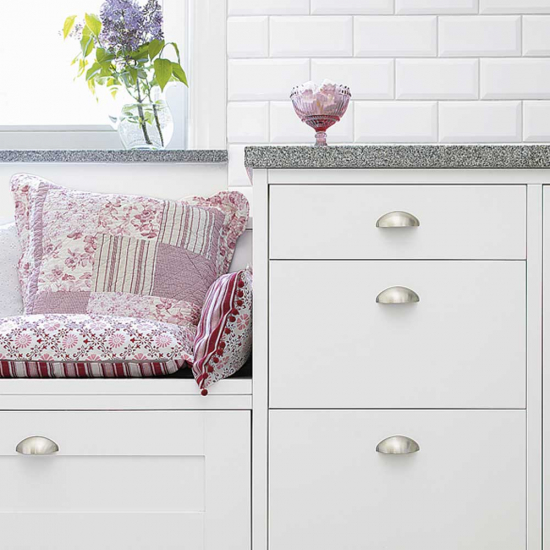 Muschelgriff 2532 - Edelstahl-Optik