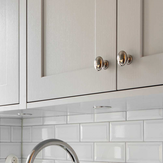 Möbelknopf 401 - Vernickelt