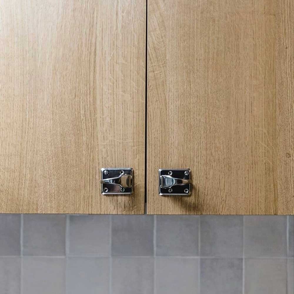 Schrankriegel 5181U Ticka - Edelstahl-Optik