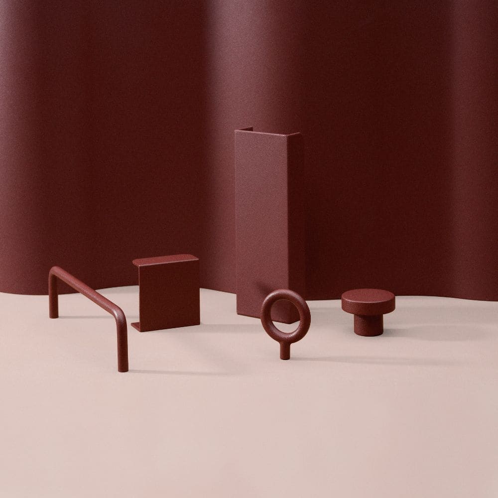 Toniton Thread Möbelgriff - Reddish Brown