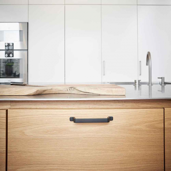 Möbelgriff Rio - 128mm - Antik-Braun